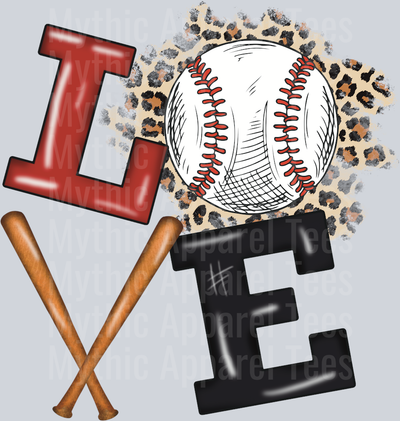love baseball DTF Baseball Transfers