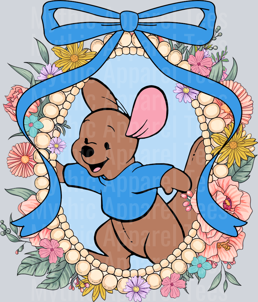 Kanga Winnie The Pooh Mirror Bracelet frame DTF Disney Transfers