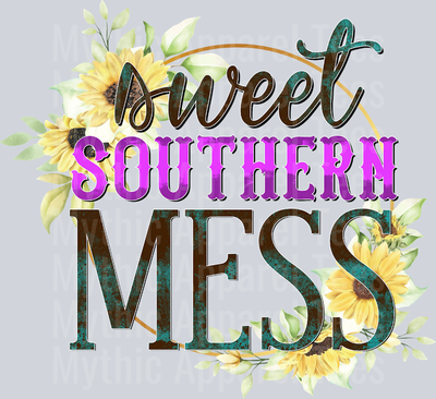 Sweet Southern Mess Southern Girl Cowgirl Western