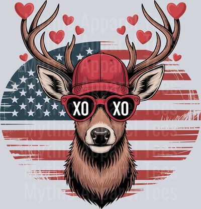 Valentine Buck PNG, Boys Valentines PNG, Retro Valentines