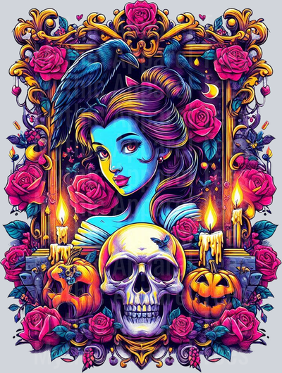 Belle2 Disney Princess Tarot Card