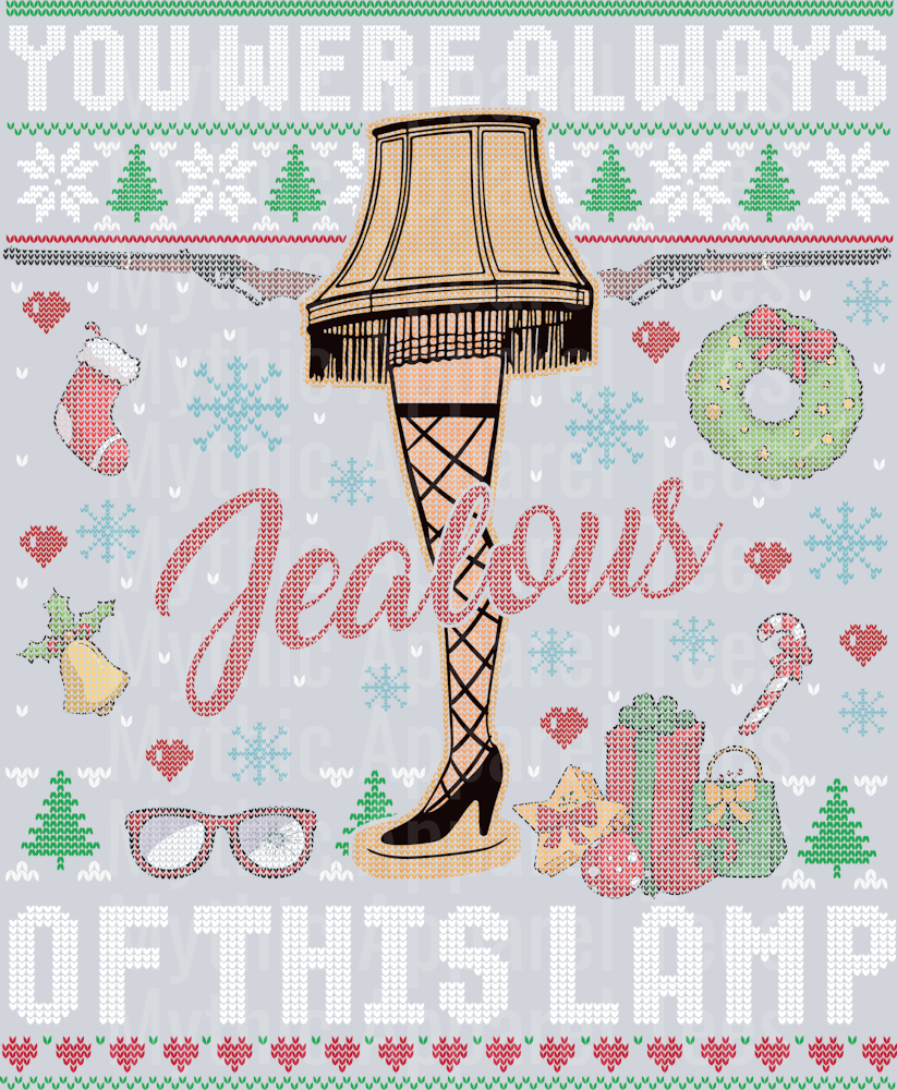 OR 05102024 NHUY You We're Always Jealous Of This Lamp Ugly Sweater A Christmas Story Movie