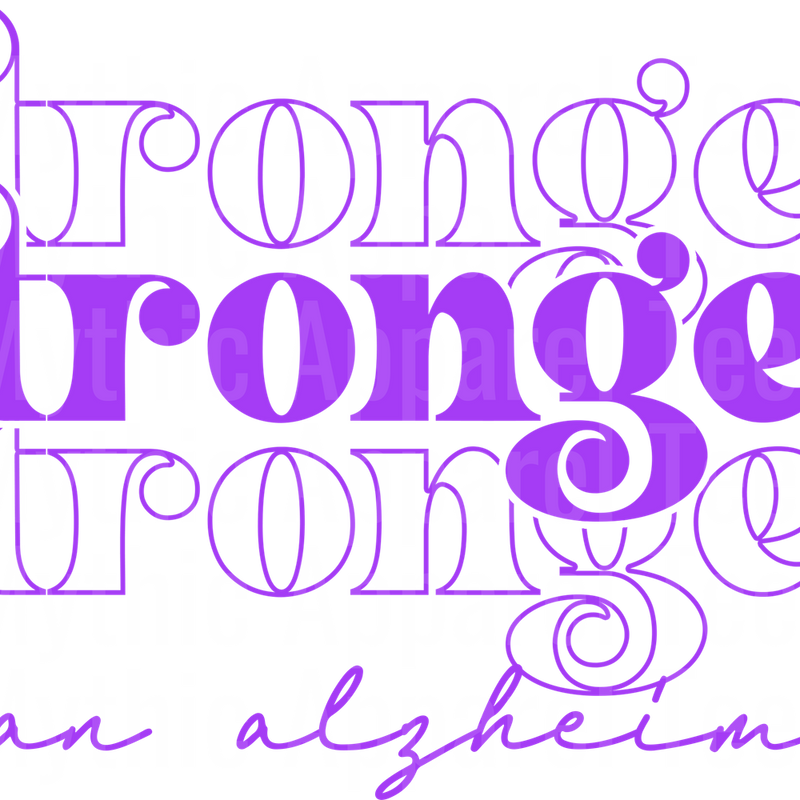 Alzheimer's Awareness DTF Transfer
