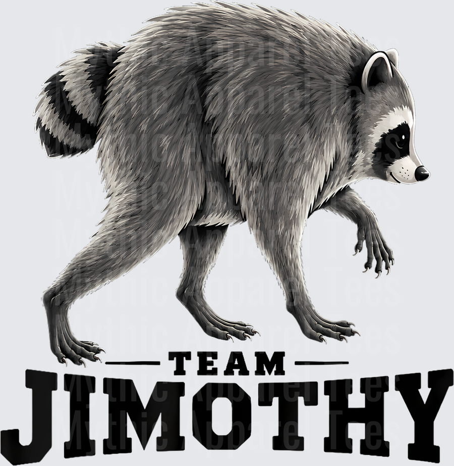 Jimothy Team Jimothy Walking Raccoon Graphic