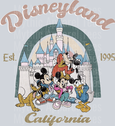 Disneyland California mickey mouse DTF Disney Transfers