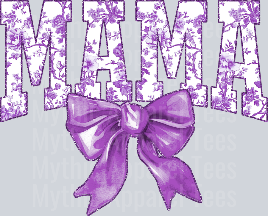 Lavender Toile Mama