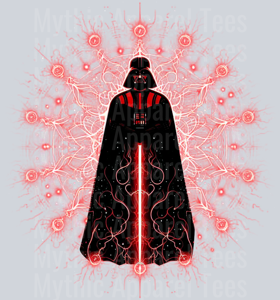Darth Vader Red Symbols Lightsaber Down DTF Star Wars Transfers