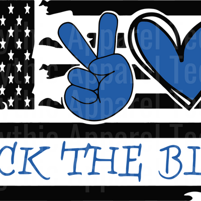 Police Officer Blue Line Back The Blue Transfers