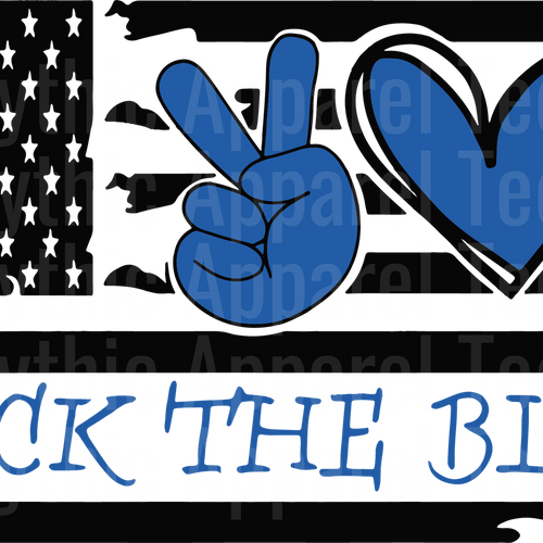 Police Officer Blue Line Back The Blue Transfers