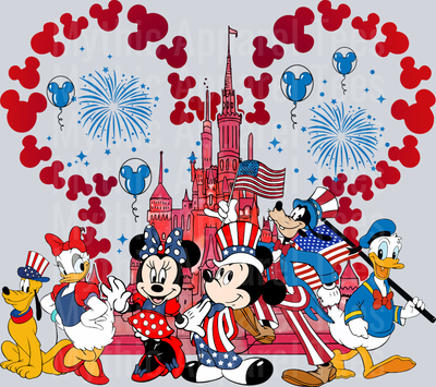 DTF Patriotic Disney Transfers
