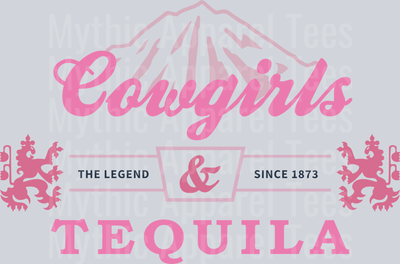 Cowgirls and Tequila Drinking Western