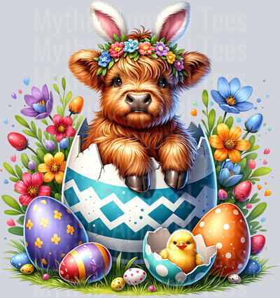 Easter Highland Cow
