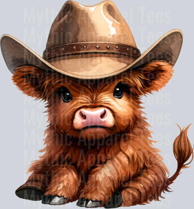 Western highland Cow 1 1 DTF Western Highland Cow Transfers