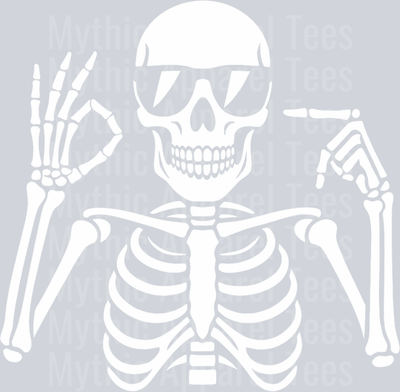 67 Skeleton Funny Six Seven Gen Alpha Halloween Meme T-Shirt