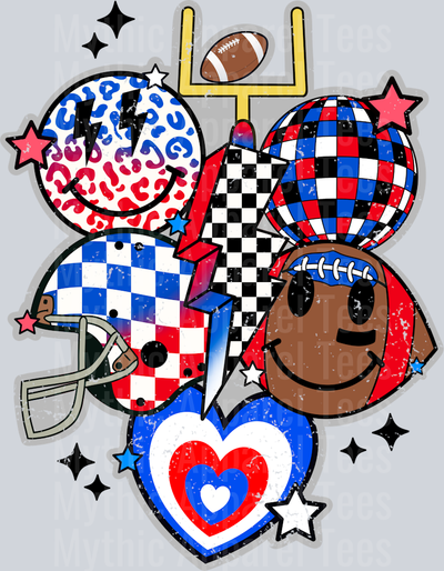Retro_Football_RWB_grunge