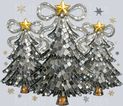 CoquetteChristmasTreeGlitterPNG