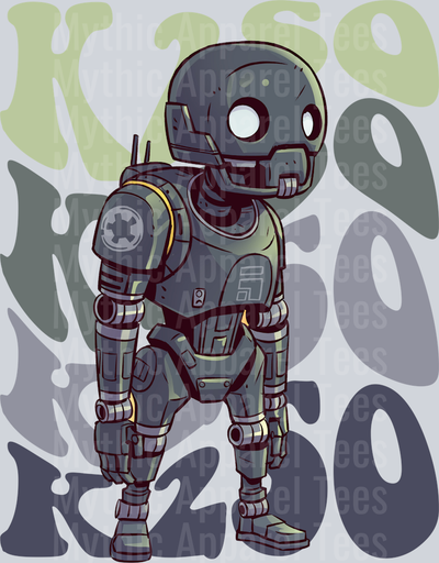 K2SO Star Wars Stacked Name Disney