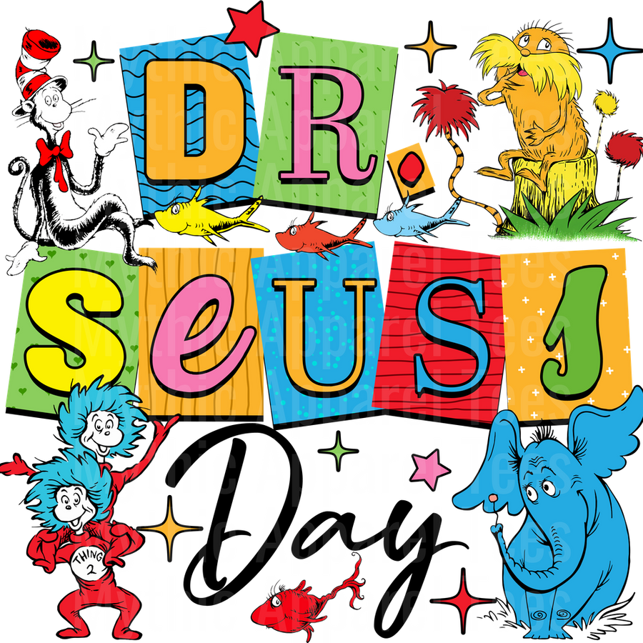 Dr Suess DTF Transfer