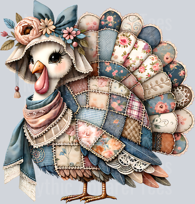 PATCHWORK TURKEY CLIPART 2