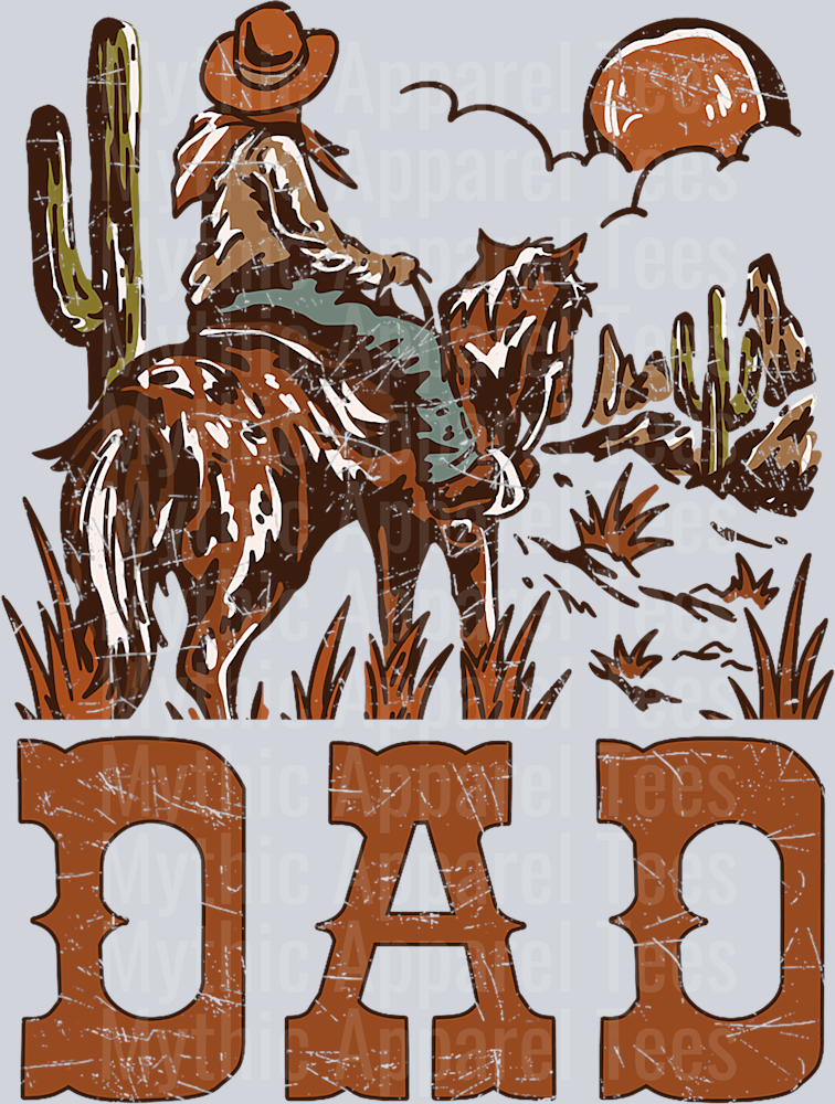 Western Dad DTF Dad Transfers