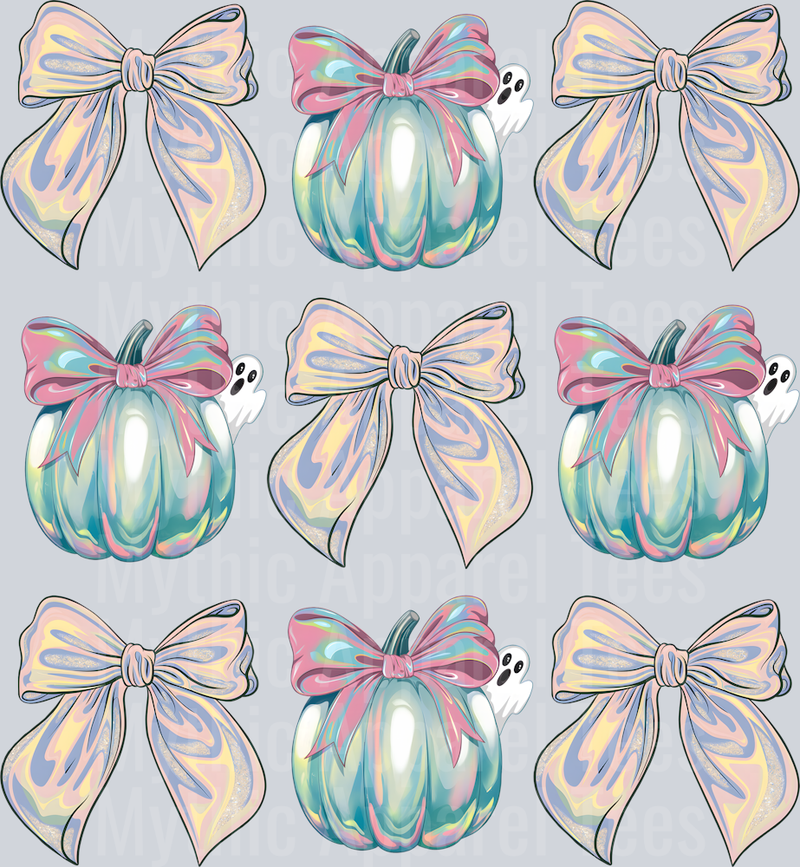 Iridescent 4 Ghost Pumpkin