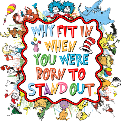 Dr Suess DTF Transfer