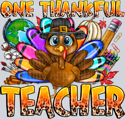 One Thankful Teacher Thanksgiving