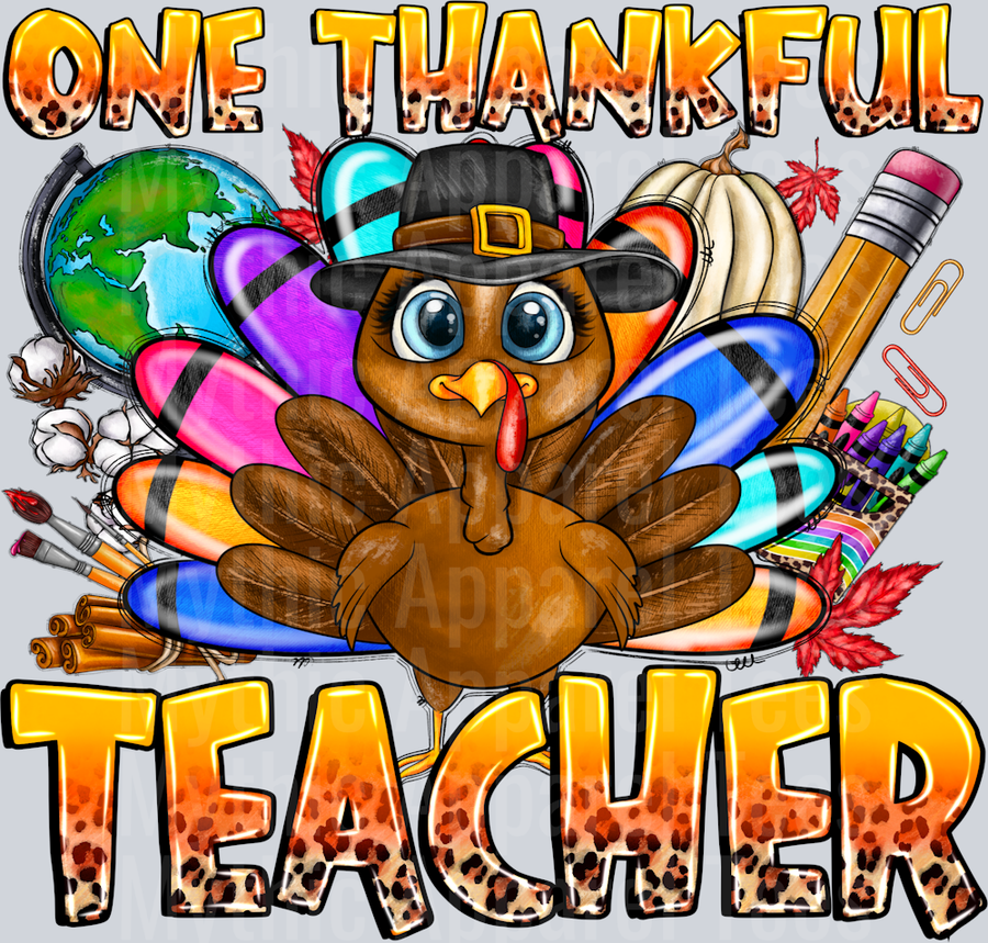 One Thankful Teacher Thanksgiving
