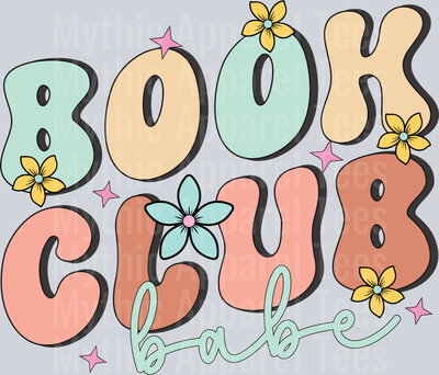 Retro Book Club Babe SVG Design-01