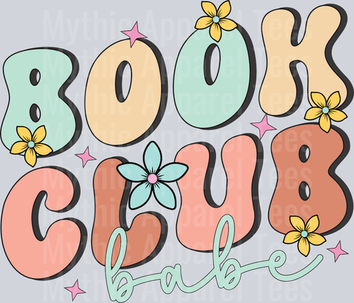 Retro Book Club Babe SVG Design-01