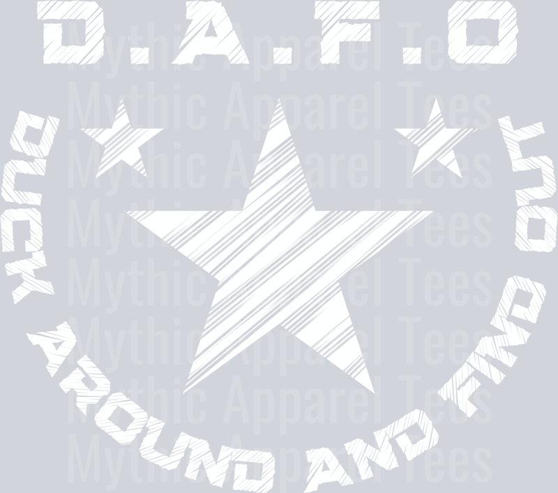 Duck around and find out white pocket DTF Duck Transfers