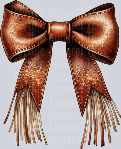 Western Bow Leather Style
