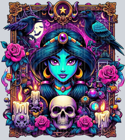 Jasmine2 Disney Princess Tarot Card