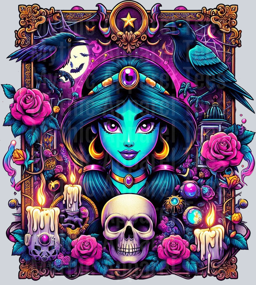 Jasmine2 Disney Princess Tarot Card