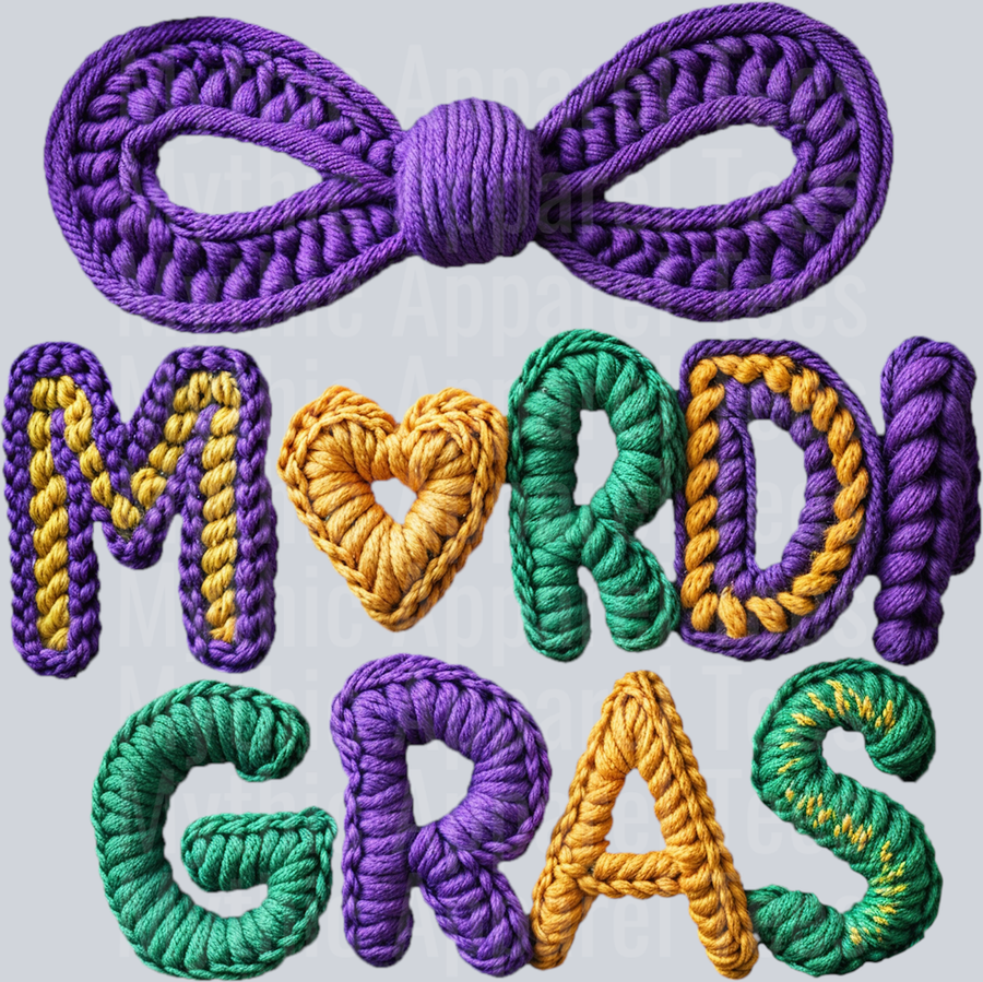 Mardi Gras Faux Yarn