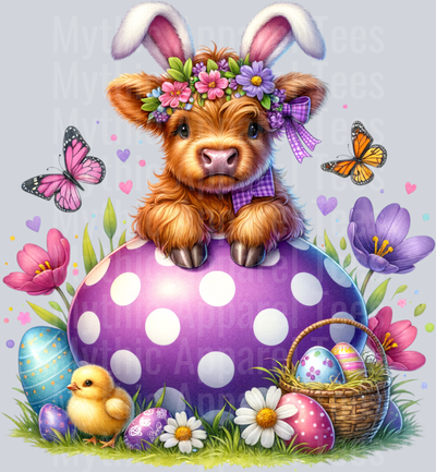 Easter Highland Cow