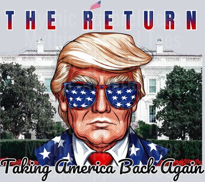 Taking America back again DTF Maga Transfers