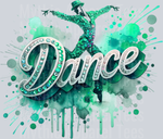 Dance With Male Dancer, Dance Transfers, Mint Color, Inspirational Quotes, Spring Theme, DTF Transfer