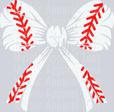 Baseball bow DTF Baseball Transfers