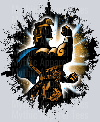 Hercules Disney God 2 Dark Silhouette Color Splash Crystal Ball Vision
