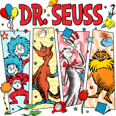 Dr Suess DTF Transfer
