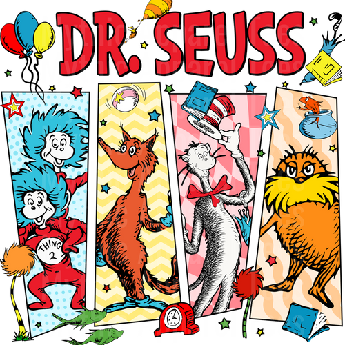 Dr Suess DTF Transfer