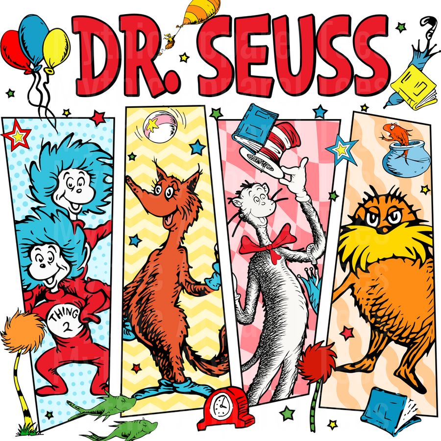 Dr Suess DTF Transfer