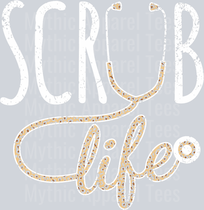 Leopard Stethoscope Scrub Life For A Registered Nurses Life Sweatshirt