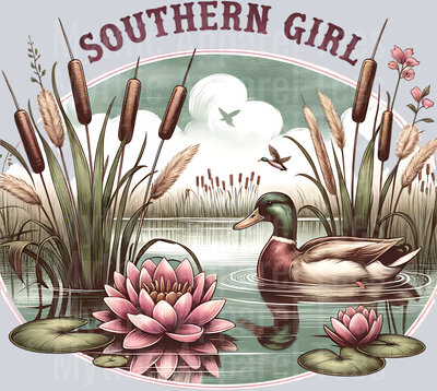 southern girl ducks Pond DTF Southern Transfers