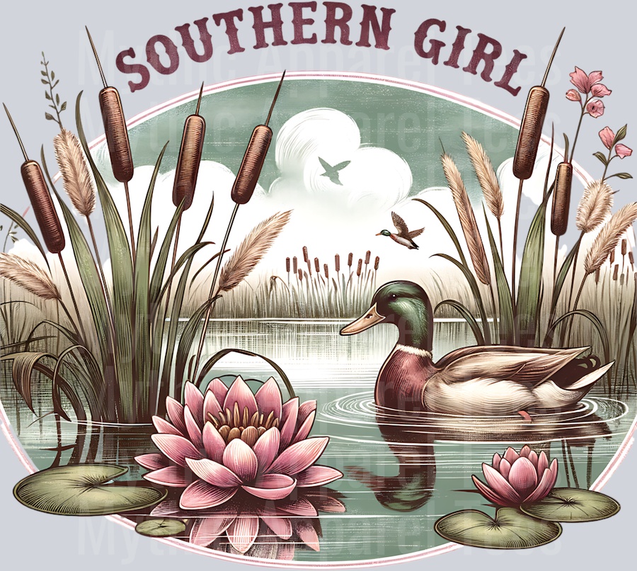 southern girl ducks Pond DTF Southern Transfers