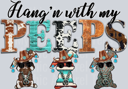 Hangin With My Peeps Animals Western