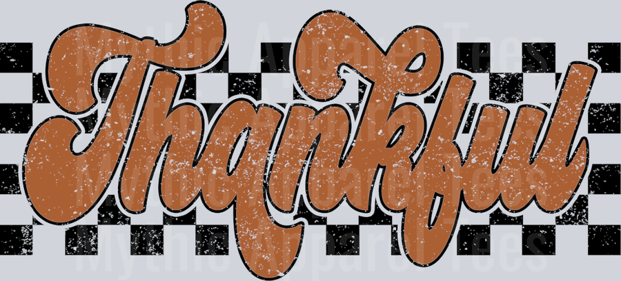 Checkered Thankful 2