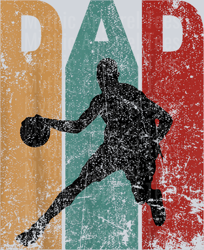 31 Vintage Basketball Dad Fathers Day Gift Basketball Player T-Shirt