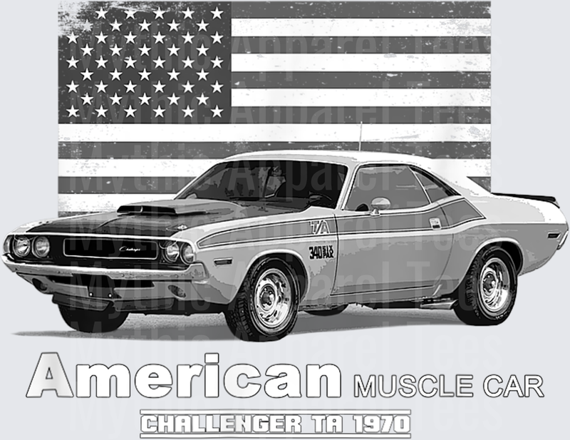 Challenger TA American Muscle Car 60s 70s T-Shirt